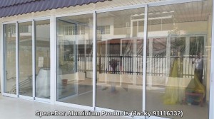 heavy duty aluminium sliding glass door