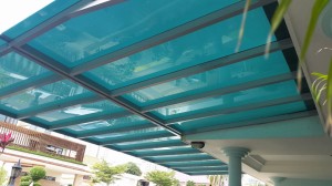 Aluminium Structure Polycarbonate Shelter