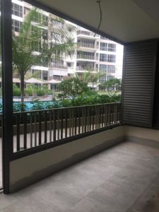 Aluminium louver for balcony